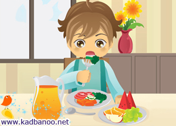 شیوه های ترغیب کودکان به خوردن غذاهای سالم