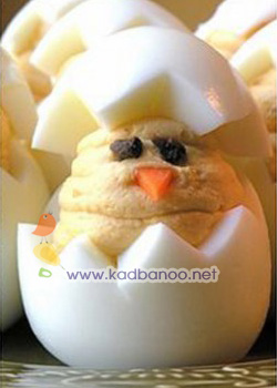 تخم مرغ به شکل جوجه